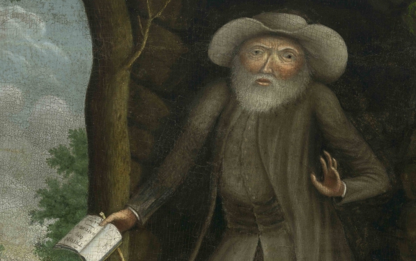 Portrait of Benjamin Lay, an 18th Century Quaker abolitionist.